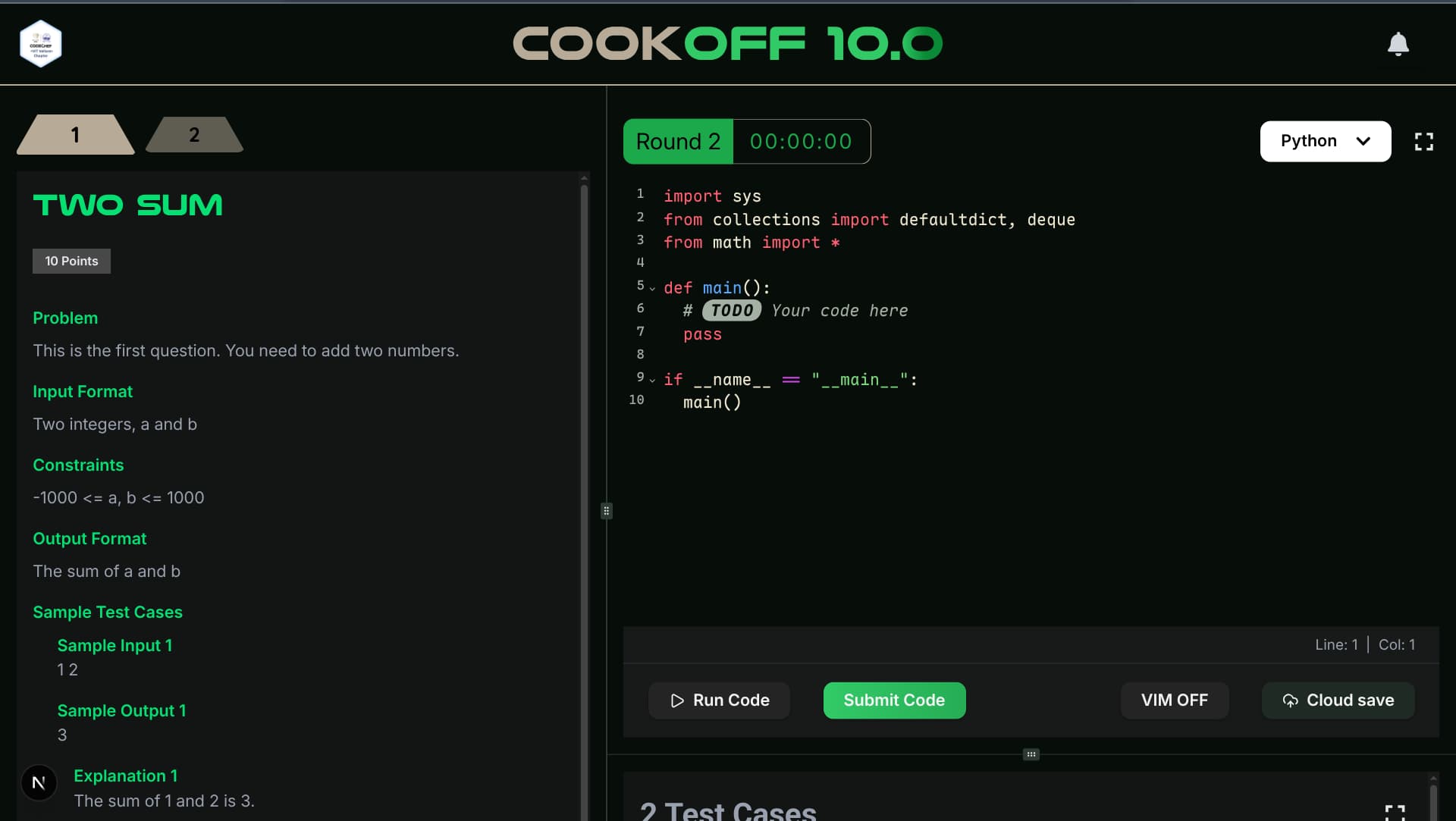 Cook Off 10.0